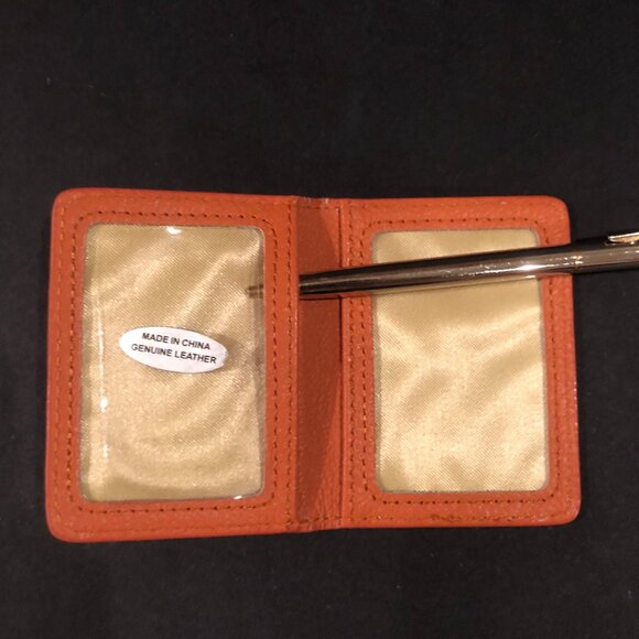 ROWALLAN Genuine Leather Pocket Bifold Frame - CHOOSE YOUR COLOR - Picture 4 of 7